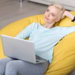 بین بگ پشتی دار رنگ زرد