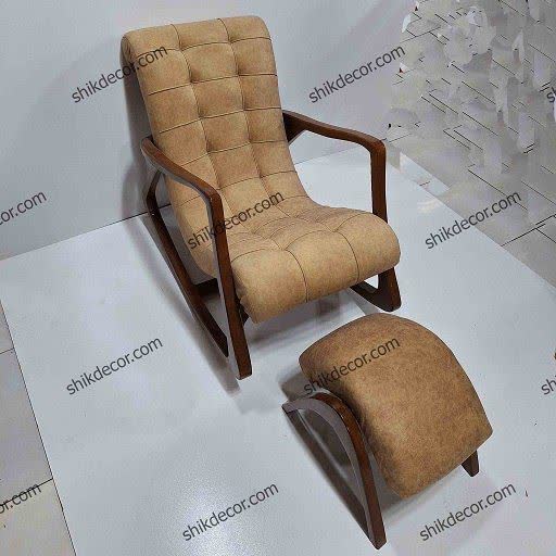 صندلی راک مبلی به همراه زیرپایی