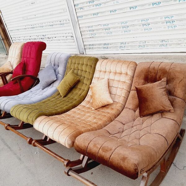 صندلی راک مبلی رنگ سبز