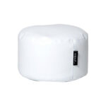 پاف چرمی مدل b1 رنگ سفید