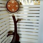 ساعت ایستاده چوبی پرنس مدل تک پایه