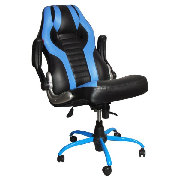 صندلی گیمینگ آبی میزیمو مدل PS4 4B