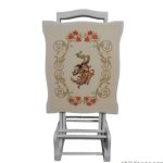 میز عسلی تاشو چمدانی پولیشی سفید