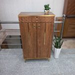 جاکفشی پایه فلزی 2 درب مدل وی شیک دکور