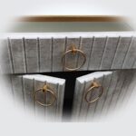 جاکفشی پایه فلزی 2 درب مدل وی شیک دکور