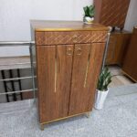 جاکفشی پایه فلزی 2 درب مدل وی شیک دکور