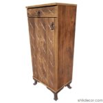 جا کفشی تک درب چوبی مدل ستاره