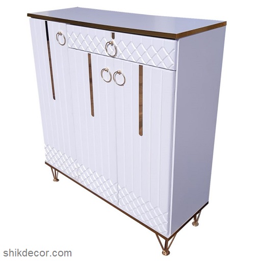 جاکفشی سه درب پایه فلزی