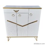 جاکفشی سه درب چوبی مدل نارگل