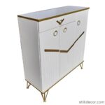 جاکفشی سه درب چوبی مدل نارگل شیک دکور