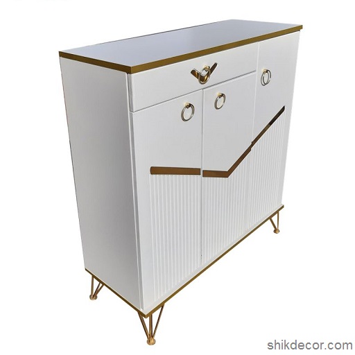 جاکفشی سه درب چوبی مدل نارگل