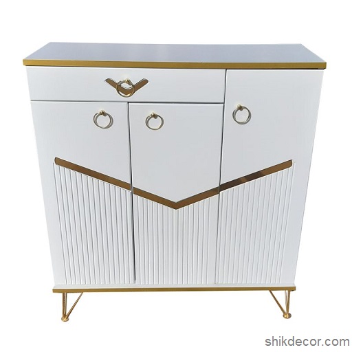 جاکفشی سه درب چوبی مدل نارگل