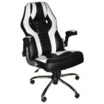 صندلی گیمینگ سفید میزیمو شیک دکور