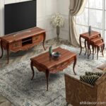 ست میز جلومبلی تلویزیون پیچک