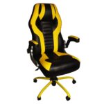 صندلی گیمینگ زرد میزیمو مدل PS4 4R