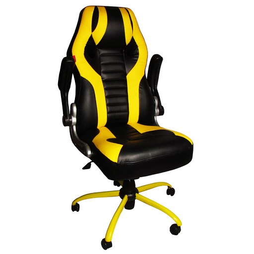 صندلی گیمینگ زرد میزیمو مدل PS4 4R