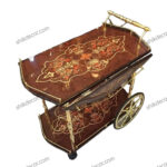 میز بار پولیشی کالسکه ای