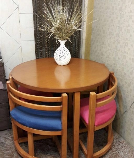 میز و صندلی ناهارخوری مدل کمجا 4 نفره