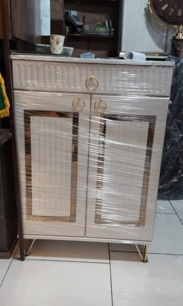 جاکفشی دو درب مدل آیینه کاری