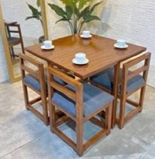 میز ناهار خوری ۴نفره چوبی کمجا جدید