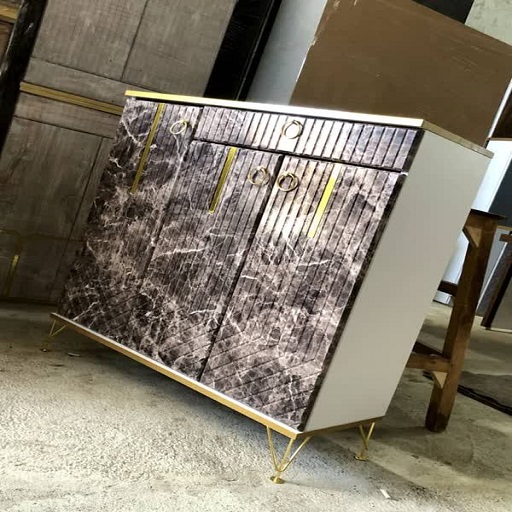 جاکفشی سه درب طرح سنگ