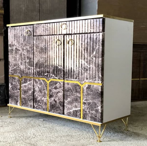 جاکفشی سه درب طرح سنگ