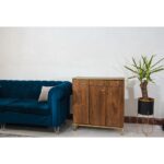 جاکفشی پایه فلزی سه درب ساده