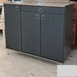 جاکفشی پایه فلزی سه درب ساده