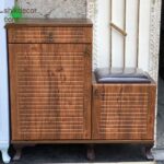 جاکفشی مدل دو پله نشیمن دار شیک دکور