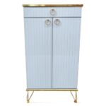 جاکفشی پایه فلزی 2 درب مدل ساده