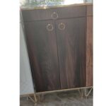 جاکفشی پایه فلزی 2 درب مدل ساده