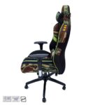 صندلی گیمینگ ارتشی با پارچه ضد تعریق شیک دکور