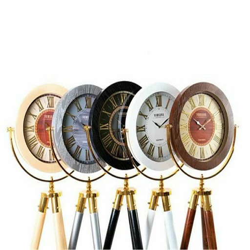 ساعت ایستاده سه پایه ورسانا پایه چوبی