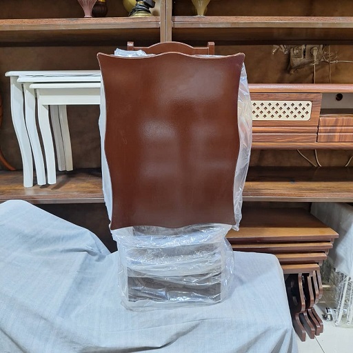 میز عسلی تاشو چمدانی جلومبلی شکلاتی چهار عددی