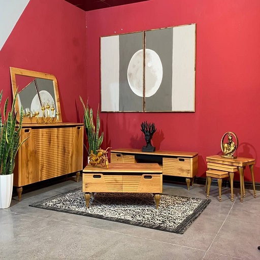 ست کنسول و میز تلویزیون و جلومبلی مدل لیونا