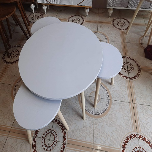 میز جلومبلی عسلی دایره جلو مبلی