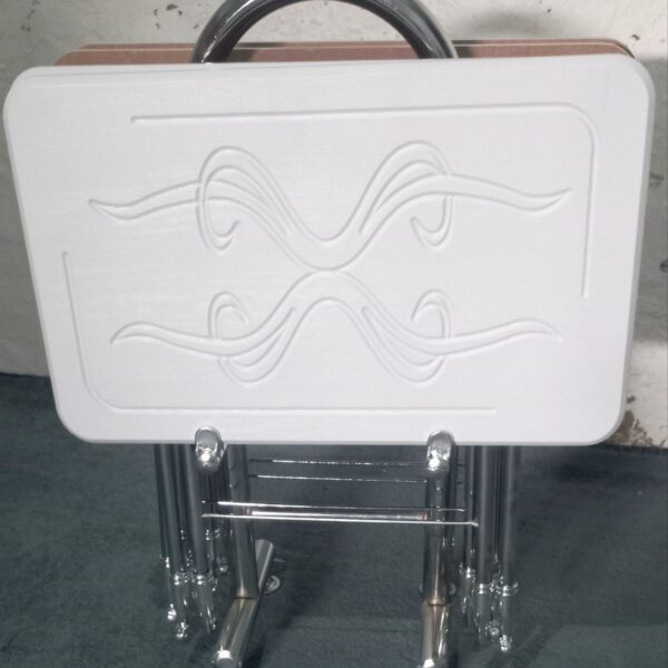 میز عسلی تاشو جلومبلی چمدانی میزتاشو عسلی 4 عددی