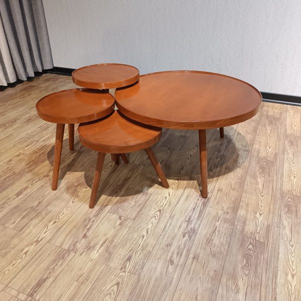 میز جلو مبلی و عسلی گرد MDF لبه دار ارسال فوری
