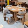 ست میز و صندلی نهارخوری مدل اچ چوبی ارسال سراسر کشور